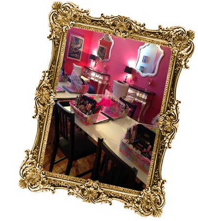 MInerva salon furniture are the official suppliers to The Glam Fairy Alexa Prisco